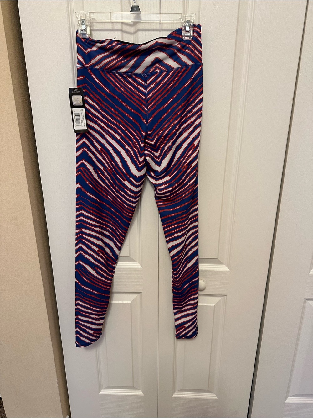 NFL ladies Leggings - Blue, red& White Zubaz
